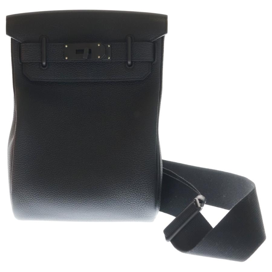HERMES（エルメス） アッカドPM モノクローム K刻印 ブラック金具トゴ