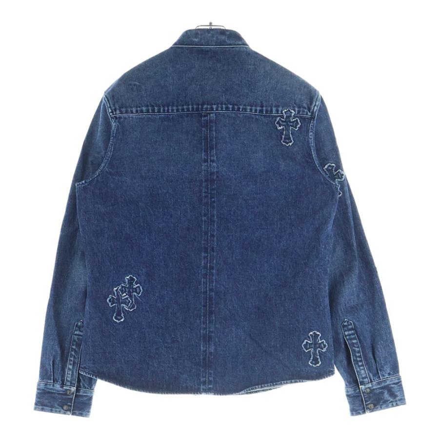 CHROME HEARTS（クロムハーツ） LOOSEENDS クロスパッチ デニムシャツ