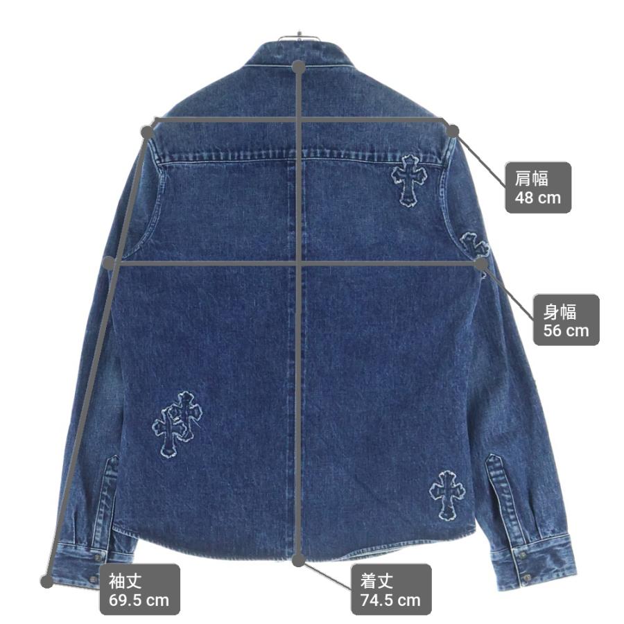 CHROME HEARTS（クロムハーツ） LOOSEENDS クロスパッチ デニムシャツ