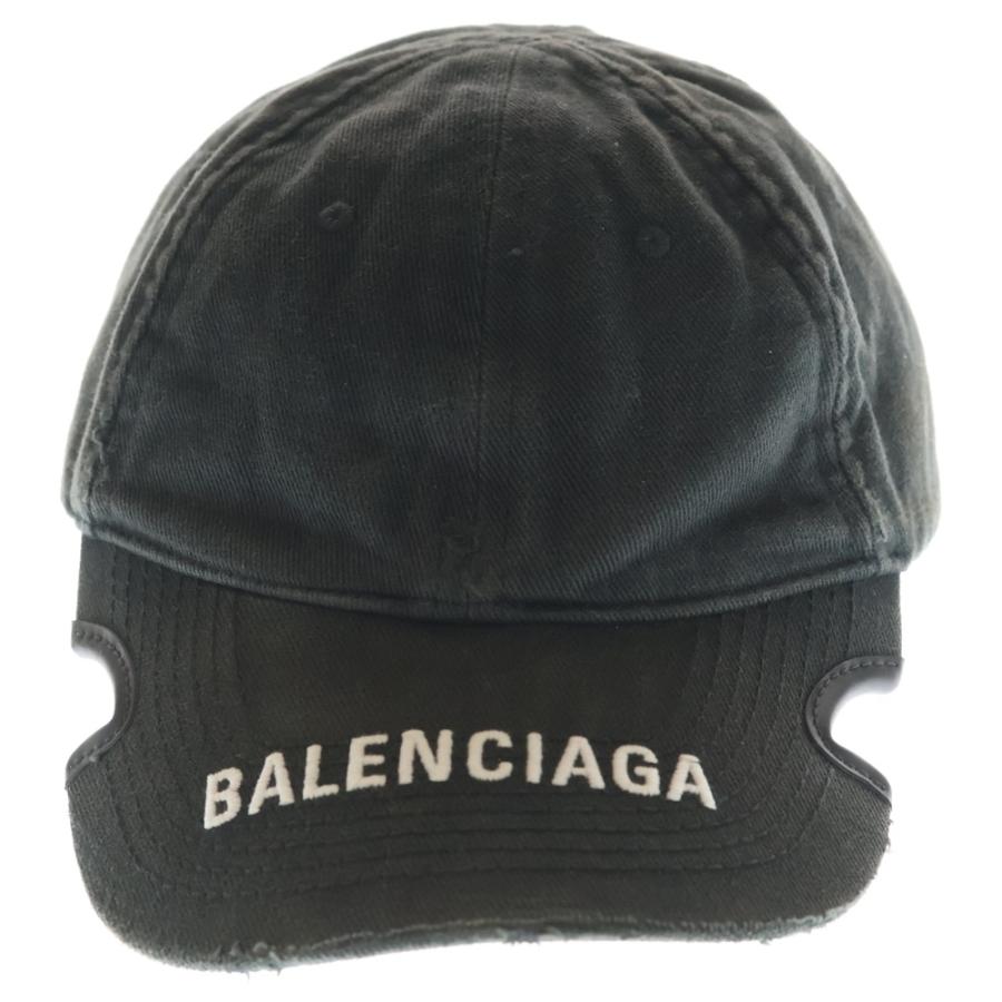 BALENCIAGA（バレンシアガ） 22AW HAT NOTCH LOGO VISOR ロゴ刺繍