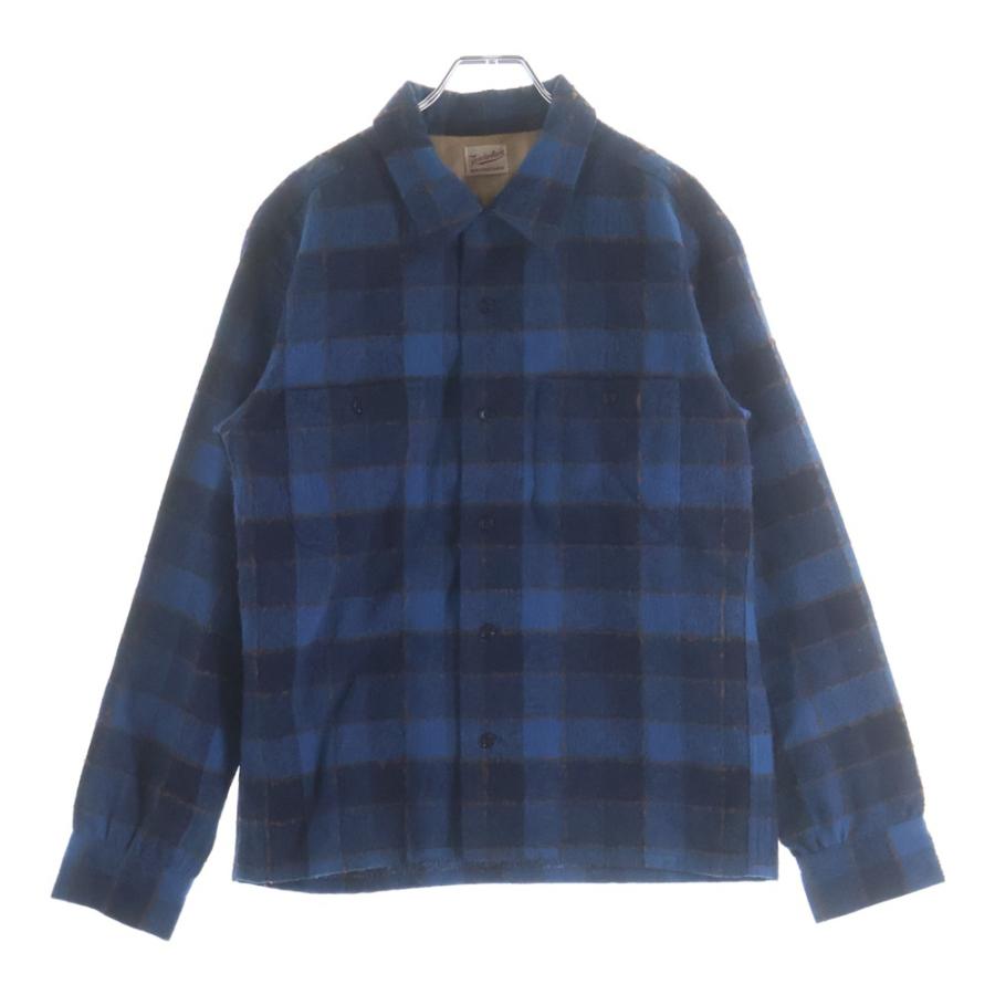 TENDERLOIN 19AW ハイネック ウール チェック シャツ M TENDERLOIN（テンダーロイン） WOOL SHT WP ウールチェック 長袖シャツ