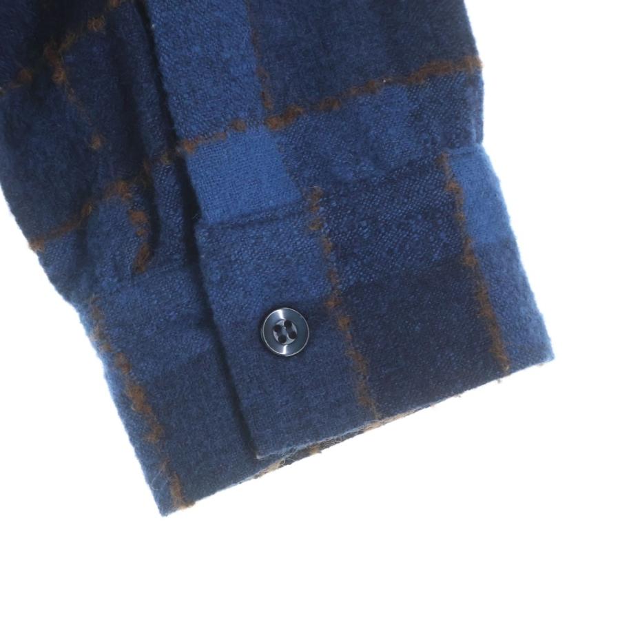 TENDERLOIN（テンダーロイン） WOOL SHT WP ウールチェック 長袖シャツ