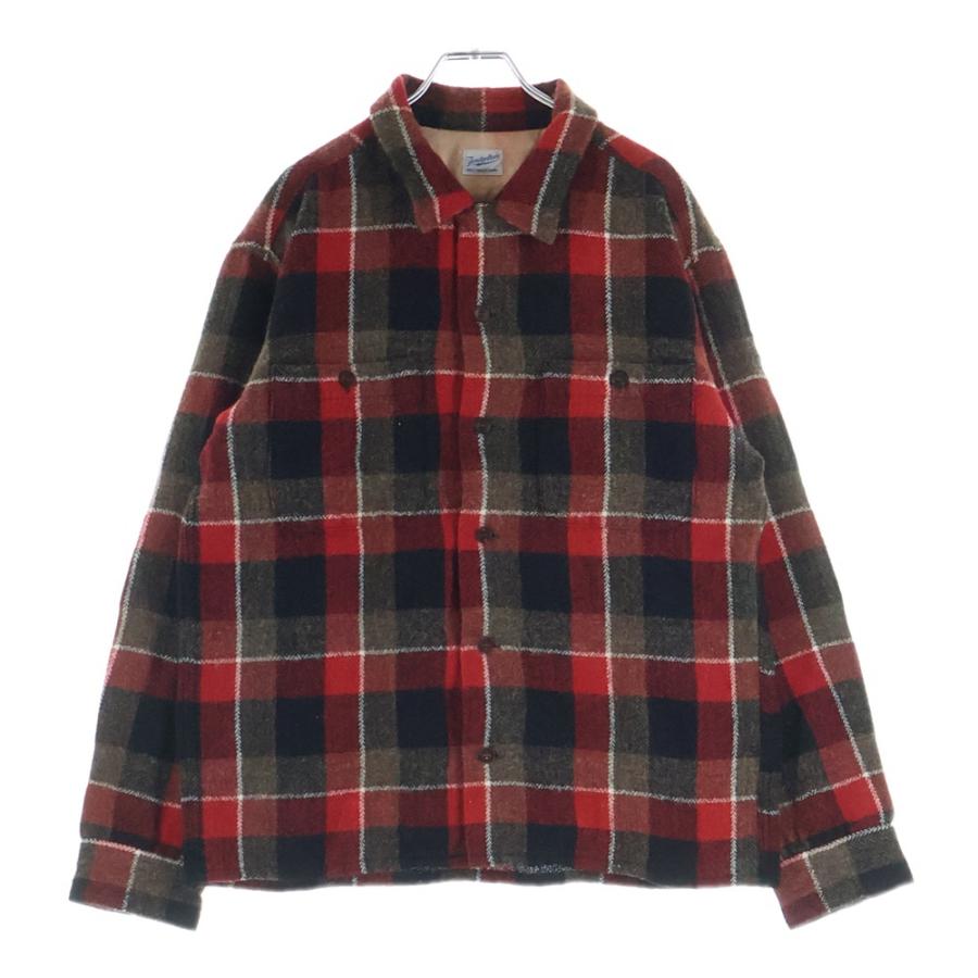 TENDERLOIN（テンダーロイン） T-WOOL SHT ウールチェック 長袖シャツ