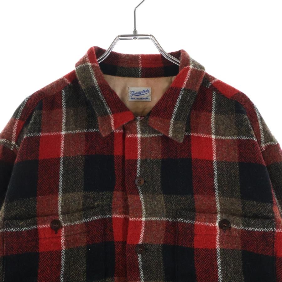 TENDERLOIN（テンダーロイン） T-WOOL SHT ウールチェック 長袖シャツ