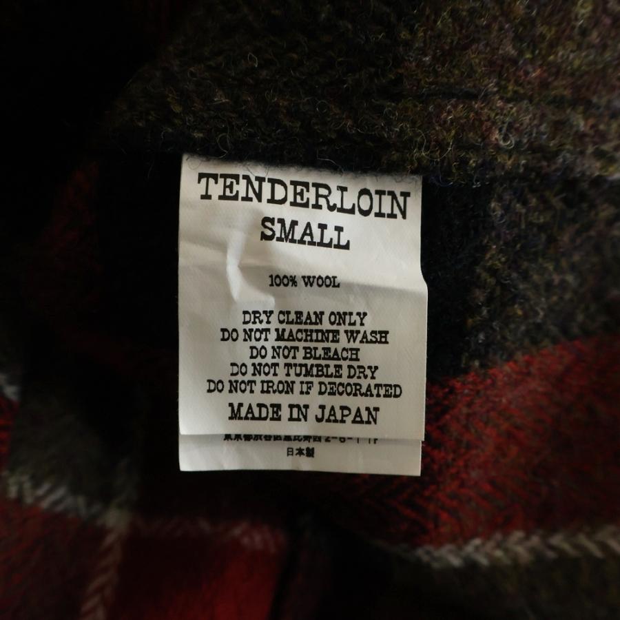 TENDERLOIN（テンダーロイン） T-WOOL SHT ウールチェック 長袖シャツ