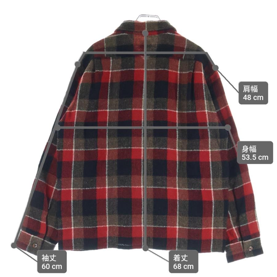 TENDERLOIN（テンダーロイン） T-WOOL SHT ウールチェック 長袖シャツ