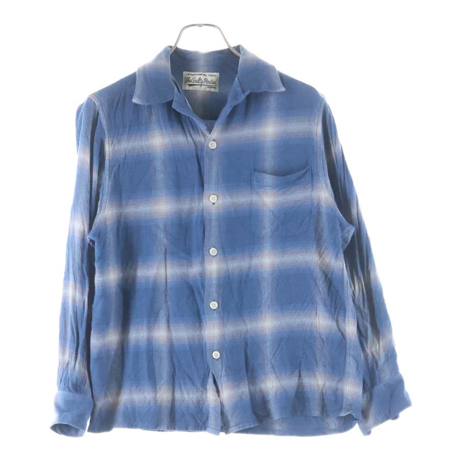WACKO MARIA（ワコマリア） 22AW オンブレチェック オープンカラー