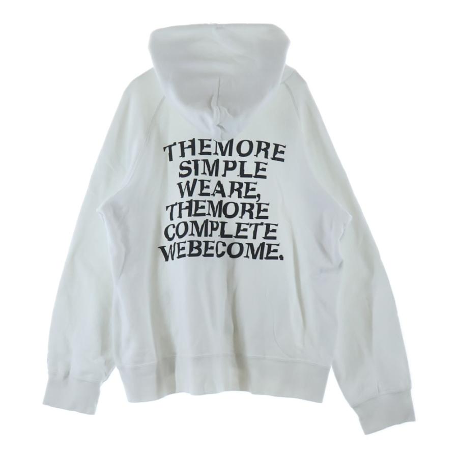 sacaiアートプリント ホワイトパーカー サイズ1 sacai（サカイ） 24SS Print Hoodie バックプリント プリント パーカー