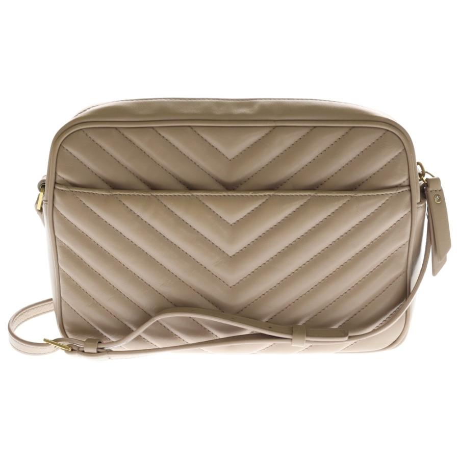 YVES SAINT LAURENT イヴサンローラン LOU CAMELA キルティング カメラバッグ ショルダーバッグ べージュ レディース 715232 Yves Saint Laurent（イヴ・サンローラン） LOU CAMELA キルティング