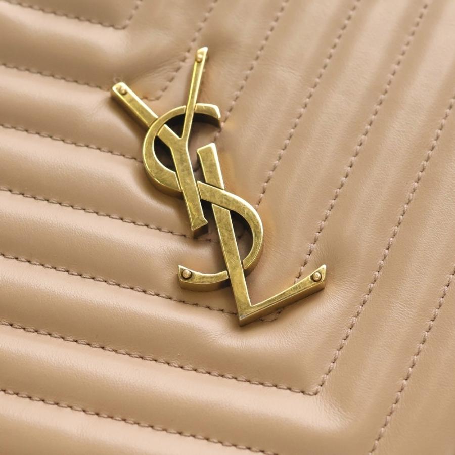 YVES SAINT LAURENT イヴサンローラン LOU CAMELA キルティング カメラバッグ ショルダーバッグ べージュ レディース 715232 Yves Saint Laurent（イヴ・サンローラン） LOU CAMELA キルティング