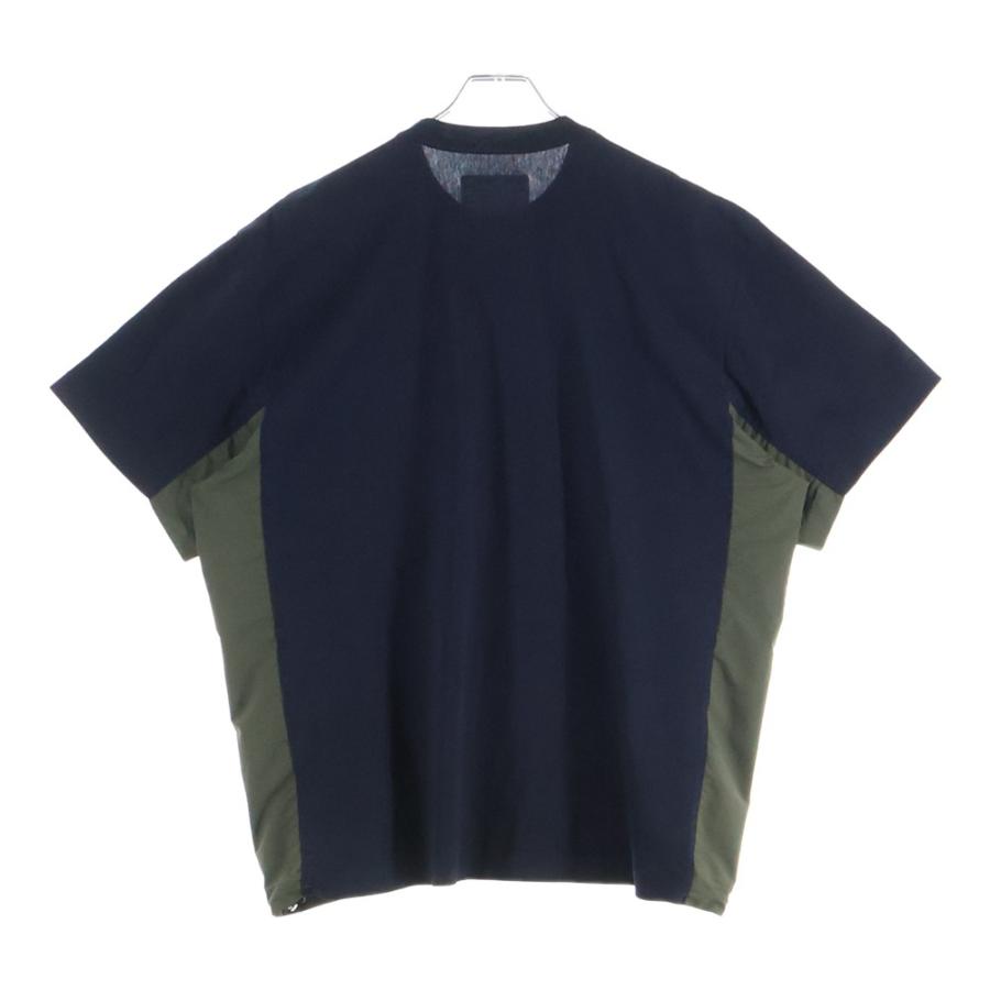 sacai（サカイ） リップストップパネル 半袖Tシャツ カットソー