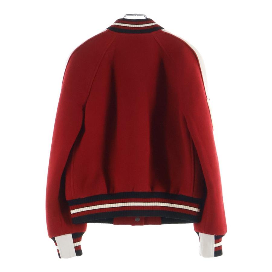 COACH 袖レザー スタジャン サイズM COACH（コーチ） レザー切り替え スタジアムジャケット スタジャン
