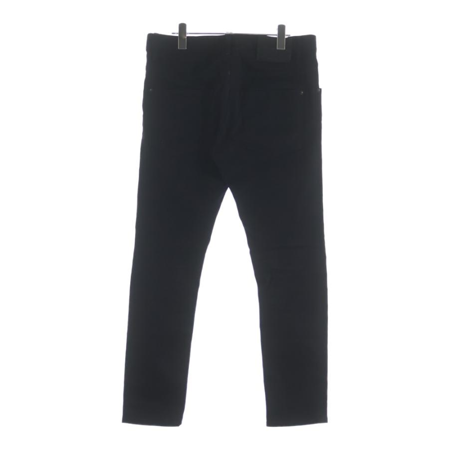 DSQUARED2 ディースクエアード 19SS ロゴパッチ デニムパンツ ジーンズ ルーマニア製 ブラック S74LB0499 S39781 DSQUARED2（ディースクエアード） 19SS ロゴパッチ デニムパンツ