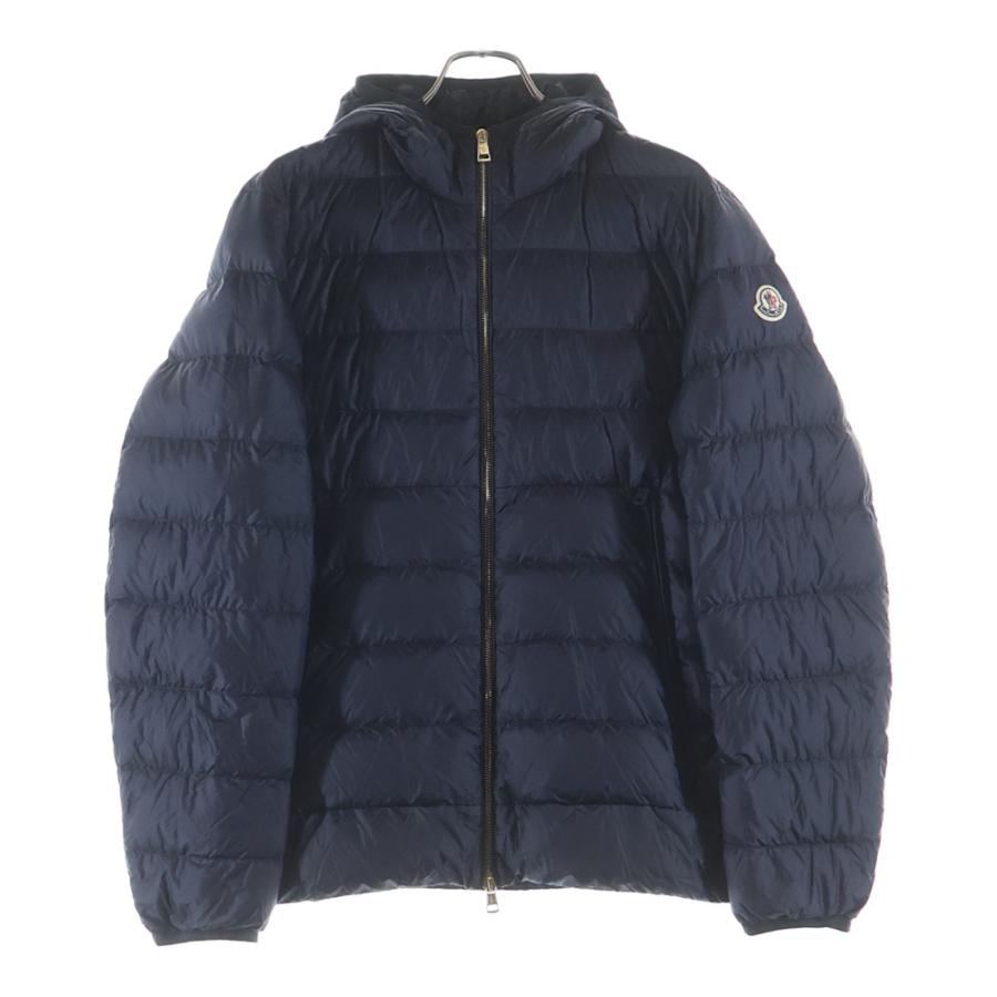 美品 モンクレール EMAS ライトダウンジャケット サイズ0 ネイビー 軽量 MONCLER（モンクレール） EMAS GIUBBOTTO エマス ダウンジャケット