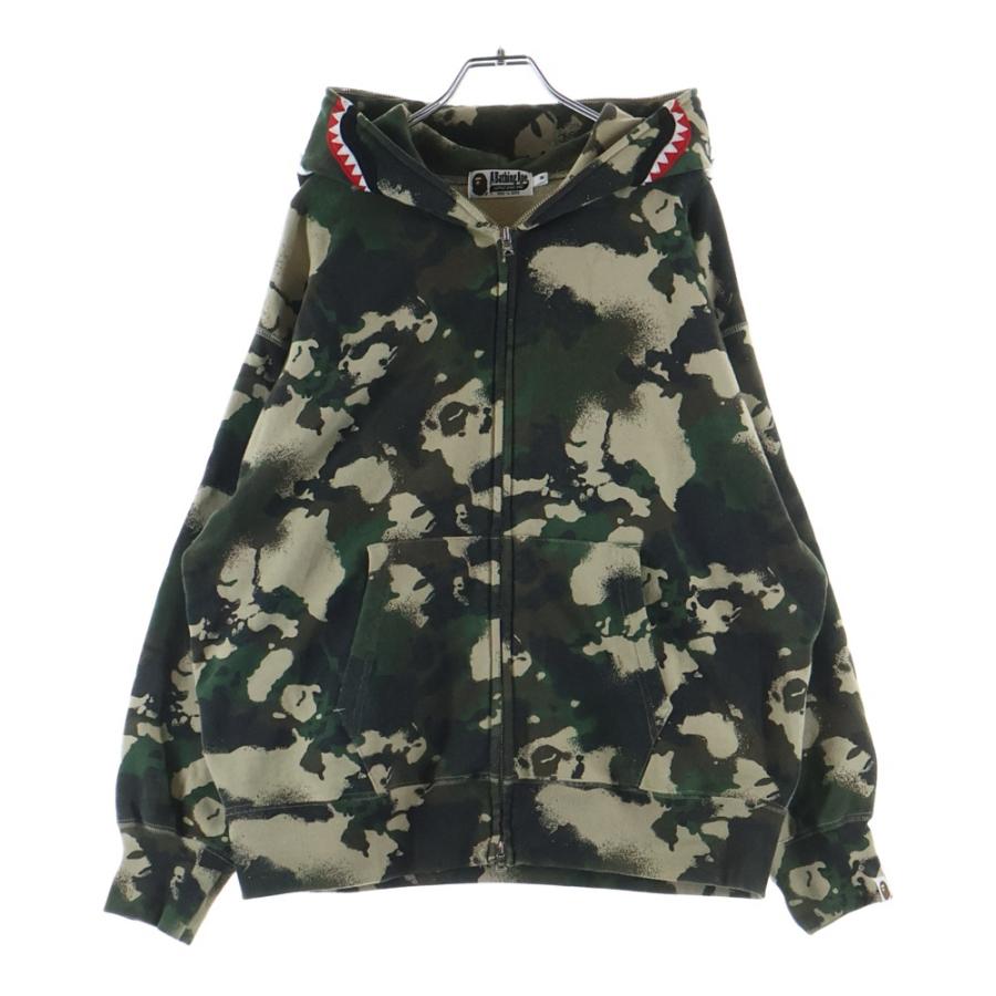 A BATHING APE（アベイシングエイプ） MAP CAMO SHARK RELAXED FIT