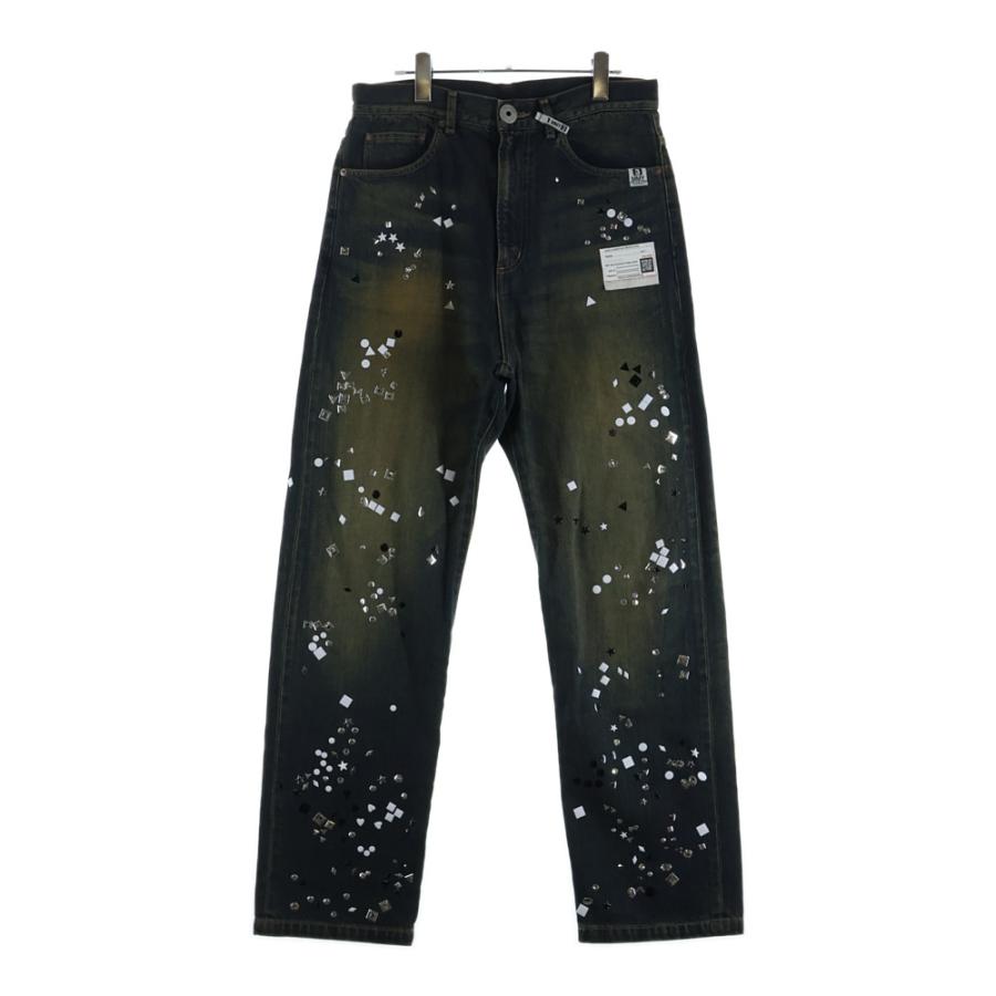 【新品】ミハラヤスヒロ 25AWデニムパンツ サイズ44 値下げ期間最終日 MAISON MIHARAYASUHIRO メゾンミハラヤスヒロ 25AW EMBELLISHED JEANS