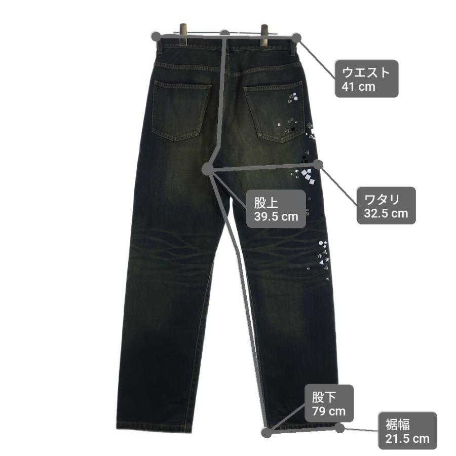 【新品】ミハラヤスヒロ 25AWデニムパンツ サイズ44 値下げ期間最終日 MAISON MIHARAYASUHIRO メゾンミハラヤスヒロ 25AW EMBELLISHED JEANS