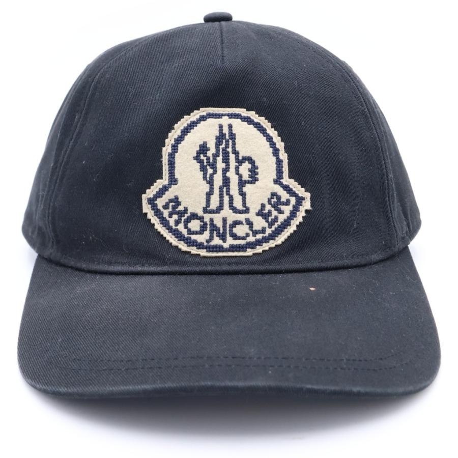 MONCLER モンクレール 24AW BASEBALL CAP ロゴパッチ ベースボールキャップ ブラック J20913B00014 0U162 MONCLER（モンクレール） 24AW BASEBALL CAP ロゴパッチ ベースボール