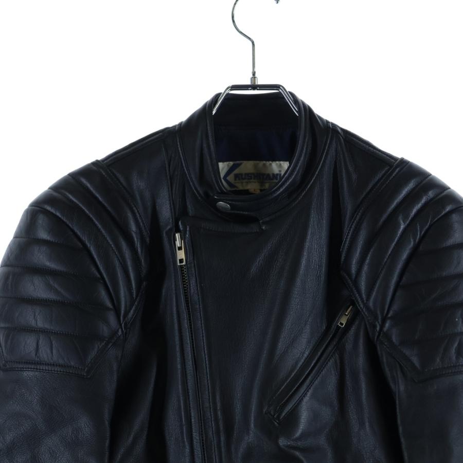 KUSHITANI クシタニ 80-90s VINTAGE カウレザー パデッド シングル