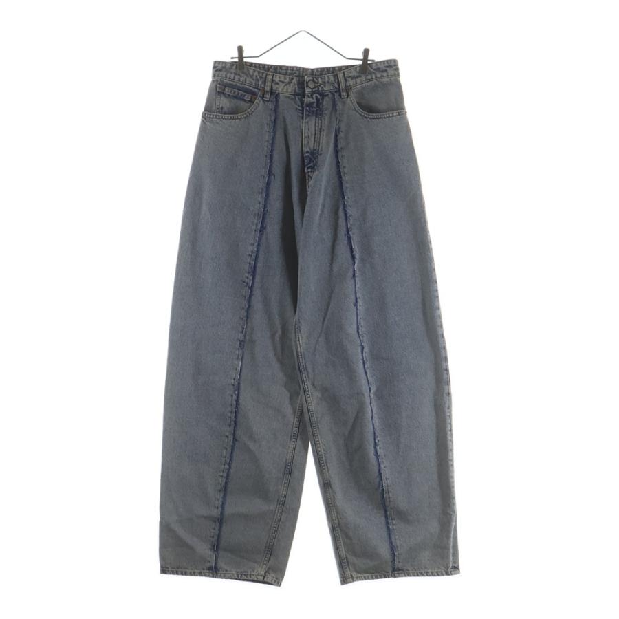 MM6 Maison Margiela エムエムシックスメゾンマルジェラ 24AW PANTS 5 POCKETS 5ポケット ワイドレッグデニムパンツ ジーンズ インディゴ SH0LA0011 エムエムシックスメゾンマルジェラ 24AW PANTS 5 POCKETS 5ポケット
