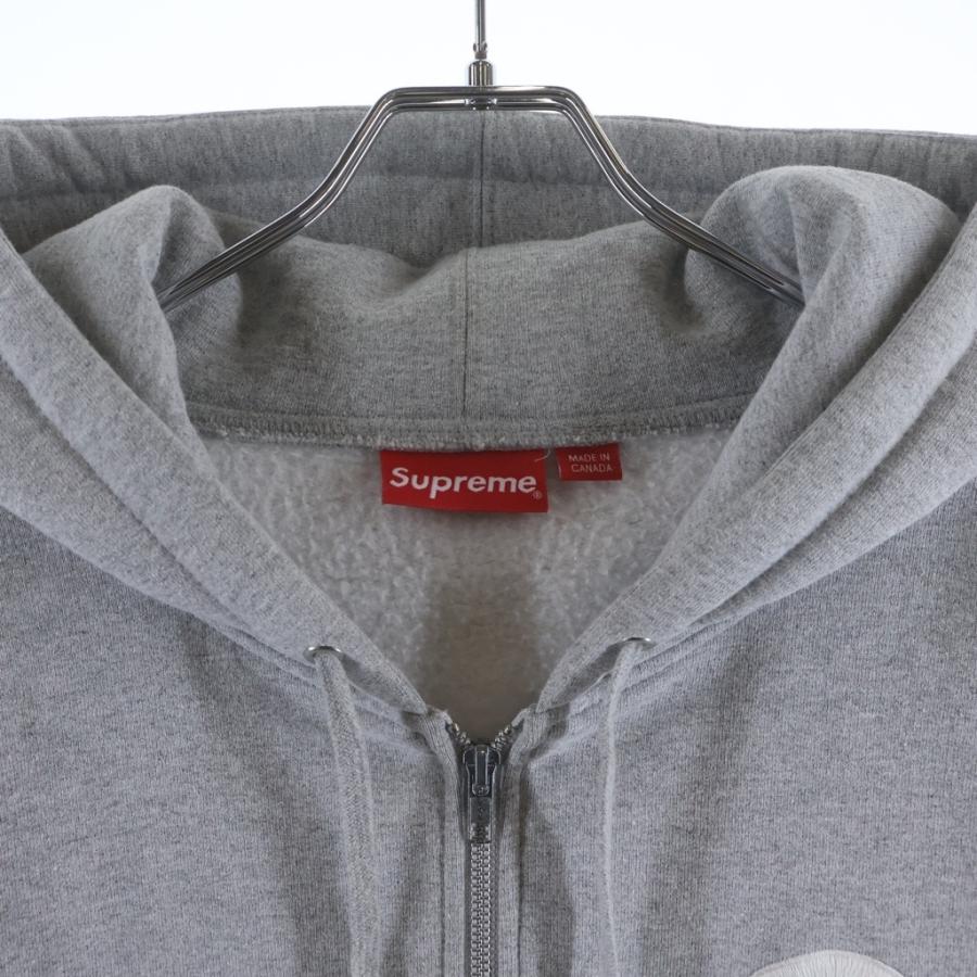 SUPREME シュプリーム 23AW S Logo Zip Up Hooded Sweatshirt エスロゴ ジップアップスウェットパーカー フーディー グレー_2