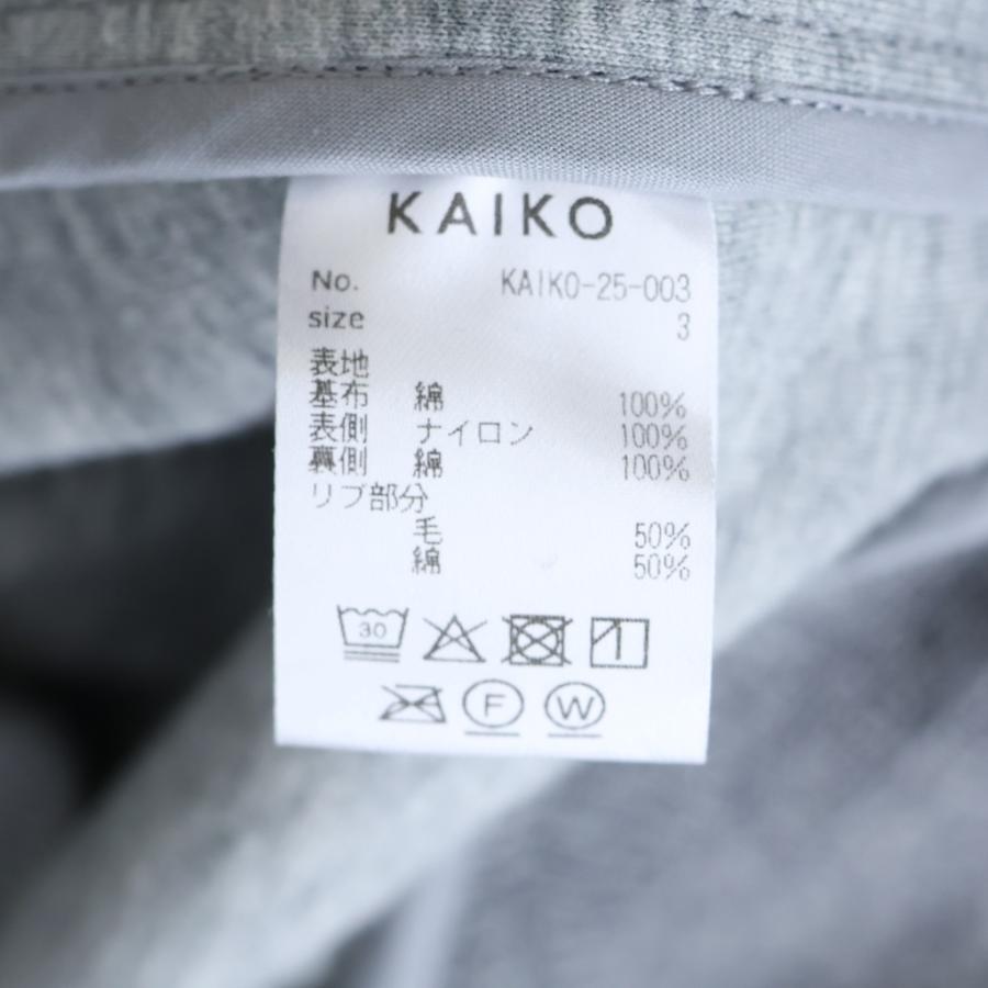 KAIKO（カイコー） CARRY FIGURE フロッキー加工 ジップアップパーカー
