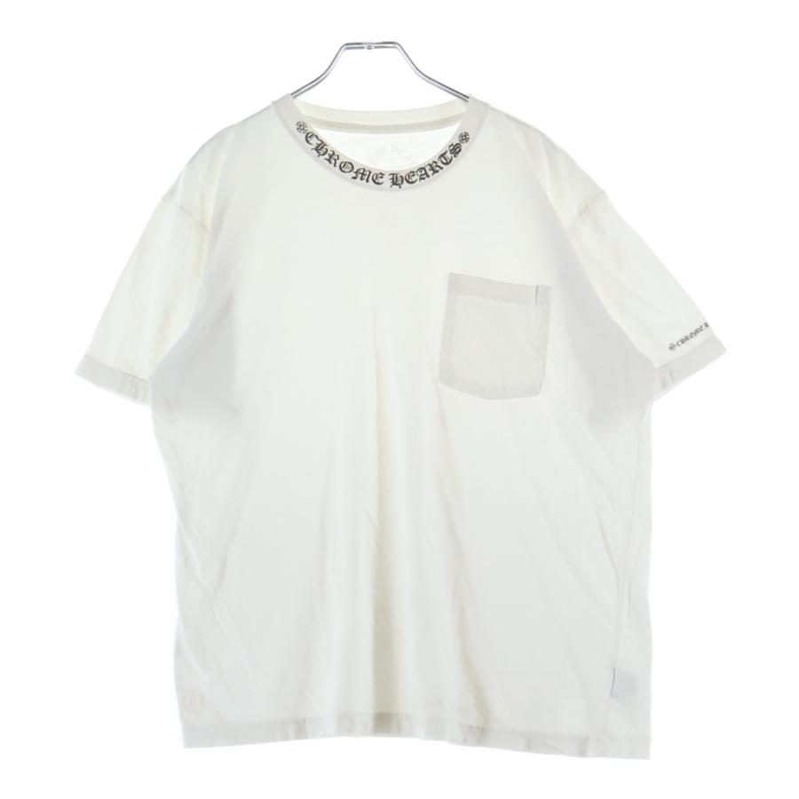 CHROME HEARTS（クロムハーツ） CH T-SHIRT ネックロゴ 半袖Tシャツ