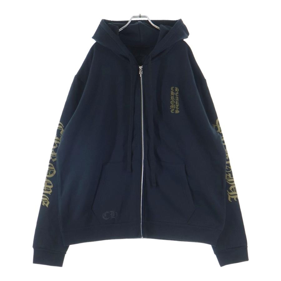 CHROME HEARTS（クロムハーツ） VERTICAL LOGO SWTSHRT HD ZIP