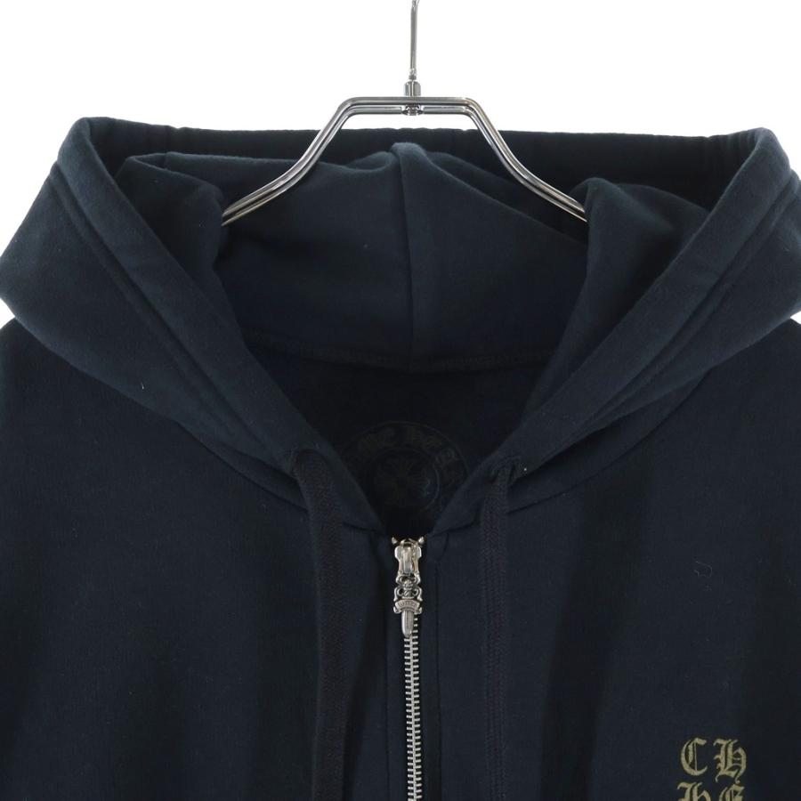 【国内正規品】クロムハーツ バーティカルロゴ ジップアップ パーカー CHROME HEARTS（クロムハーツ） VERTICAL LOGO SWTSHRT HD ZIP