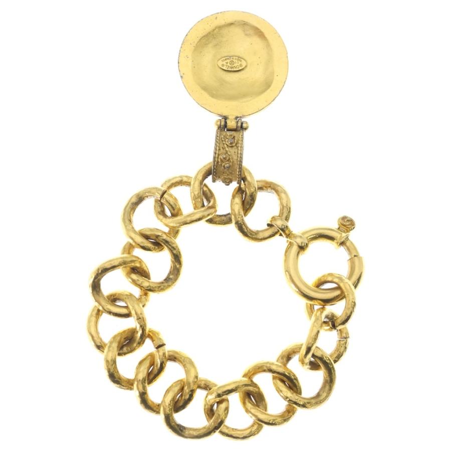 CHANEL ゴールド チャームブレスレット CHANEL（シャネル） ココマーク コインチャーム ブレスレット ゴールド