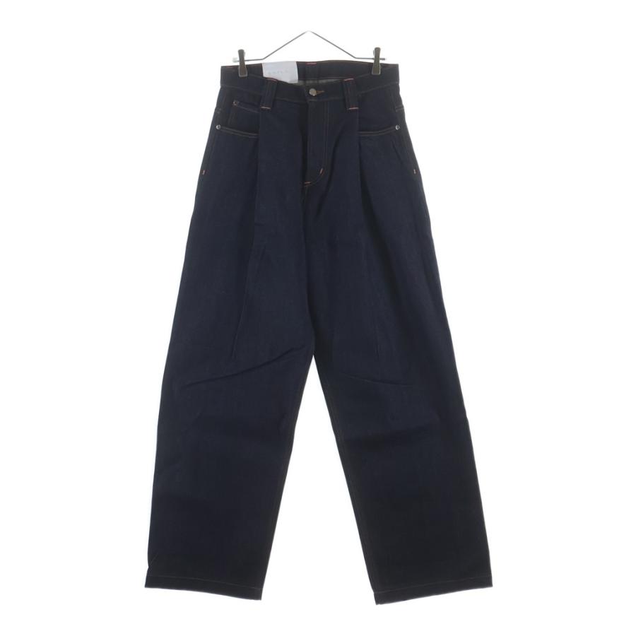 SKYLRK スカイラーク PLEATED DENIM JEAN デニム パンツ インディゴ