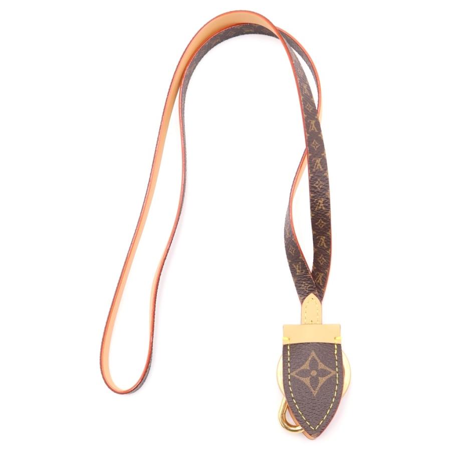 Louis Vuitton ブラウンレザーキーホルダー LOUIS VUITTON（ルイ・ヴィトン） LV クロッシュ レザーキーホルダー