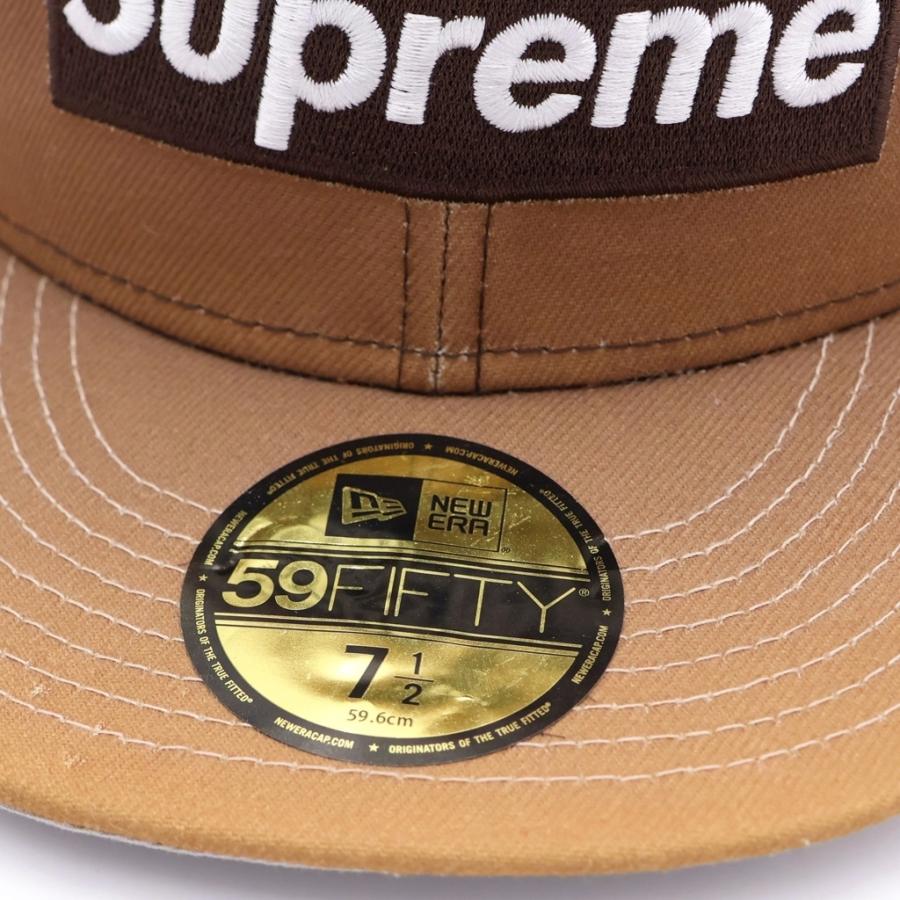 SUPREME シュプリーム 23SS × NEWERA Gradient Box Logo グラデーション ボックスロゴキャップ ブラウン Supreme（シュプリーム） 23SS × NEWERA Gradient Box Logo