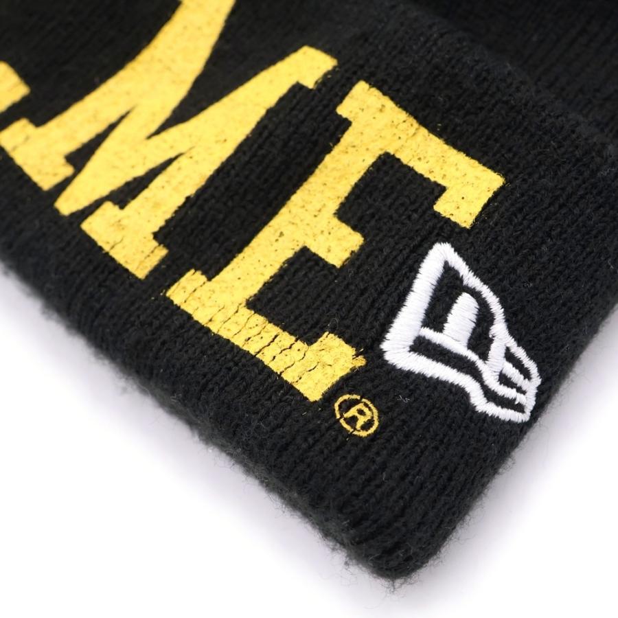 SUPREME シュプリーム 23AW Varsity Beanie ヴァーシティ ビーニー ニット帽 ブラック/イエロー Supreme（シュプリーム） 23AW Varsity Beanie ヴァーシティ ビーニー