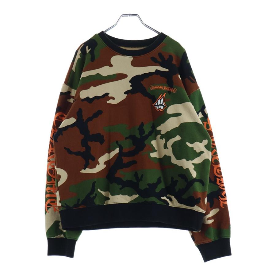値下げ　CHROME HEARTS 迷彩柄 CHROME HEARTS（クロムハーツ） ×マッティボーイ PPO CAUTION Crewneck