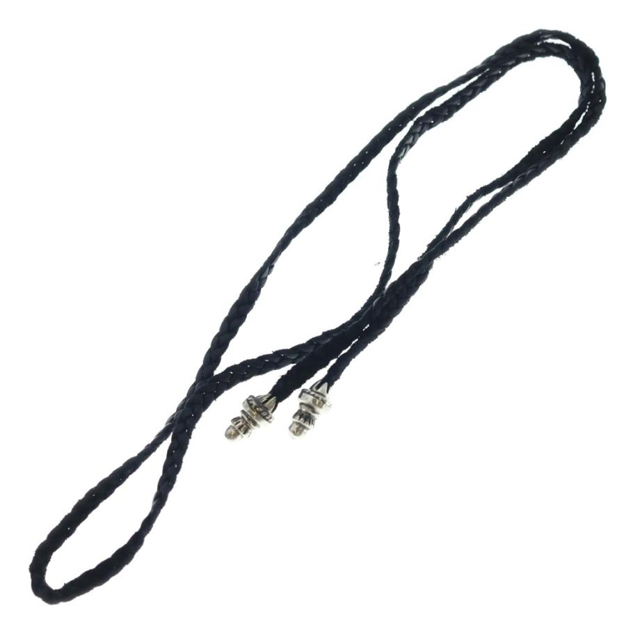 CHROME HEARTS（クロムハーツ） LEATHER BRAID ネックレス レザー
