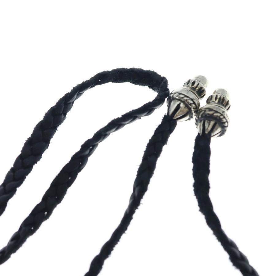 CHROME HEARTS（クロムハーツ） LEATHER BRAID ネックレス レザー