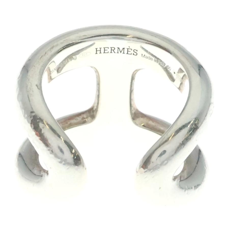 HERMES シルバー オスモズリング50 HERMES（エルメス） OSMOSE GM オスモズ リング シルバー : BRING