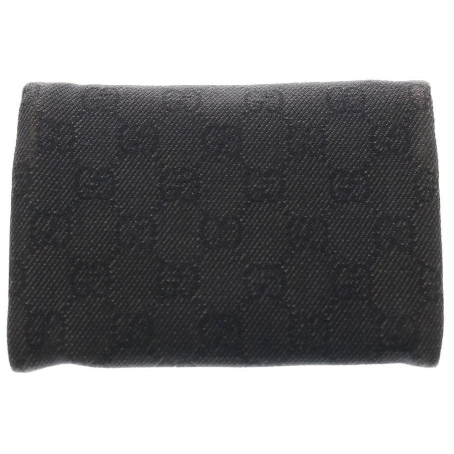 GUCCI（グッチ） GGキャンバス 財布 パスポートケース ブラック 252087
