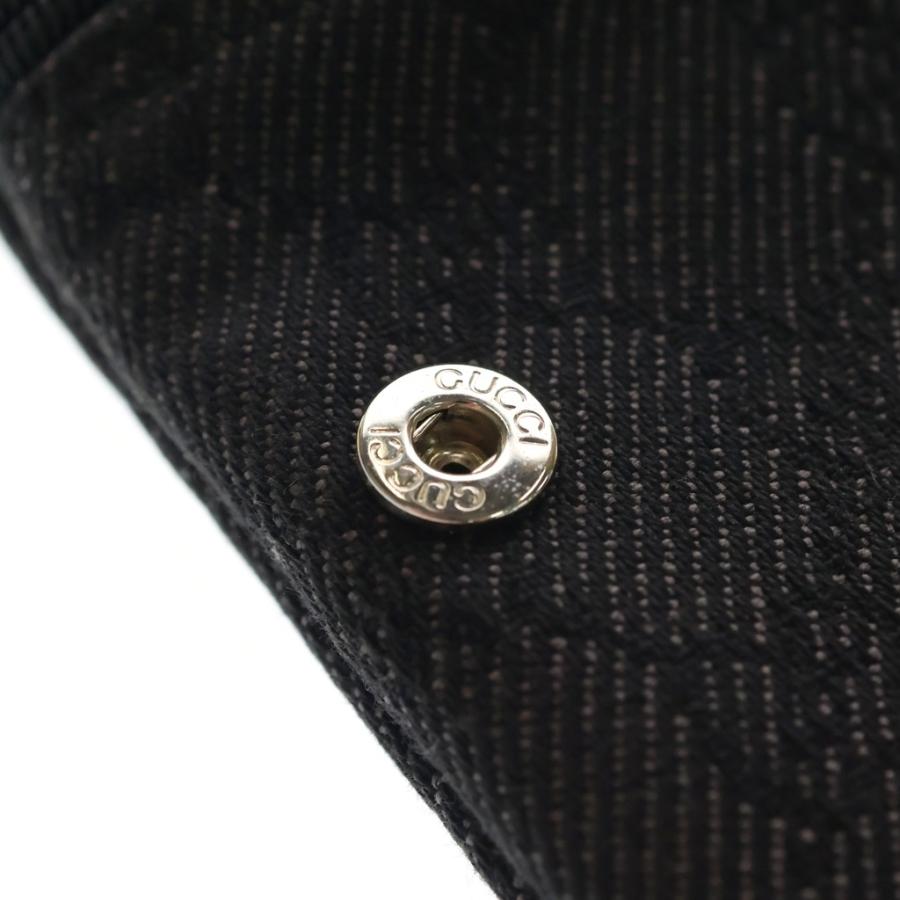 GUCCI（グッチ） GGキャンバス 財布 パスポートケース ブラック 252087