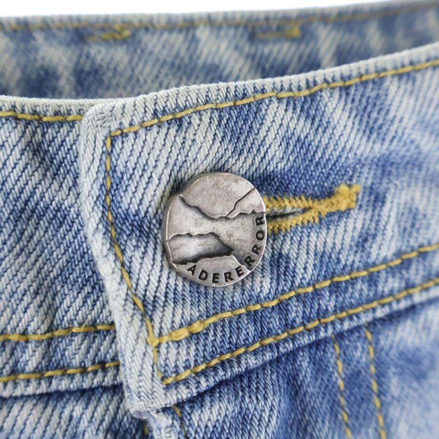 パンツ Ader Error Inos Jeans ADERERROR（アーダーエラー） Inos Distressed Wide Leg Jeans