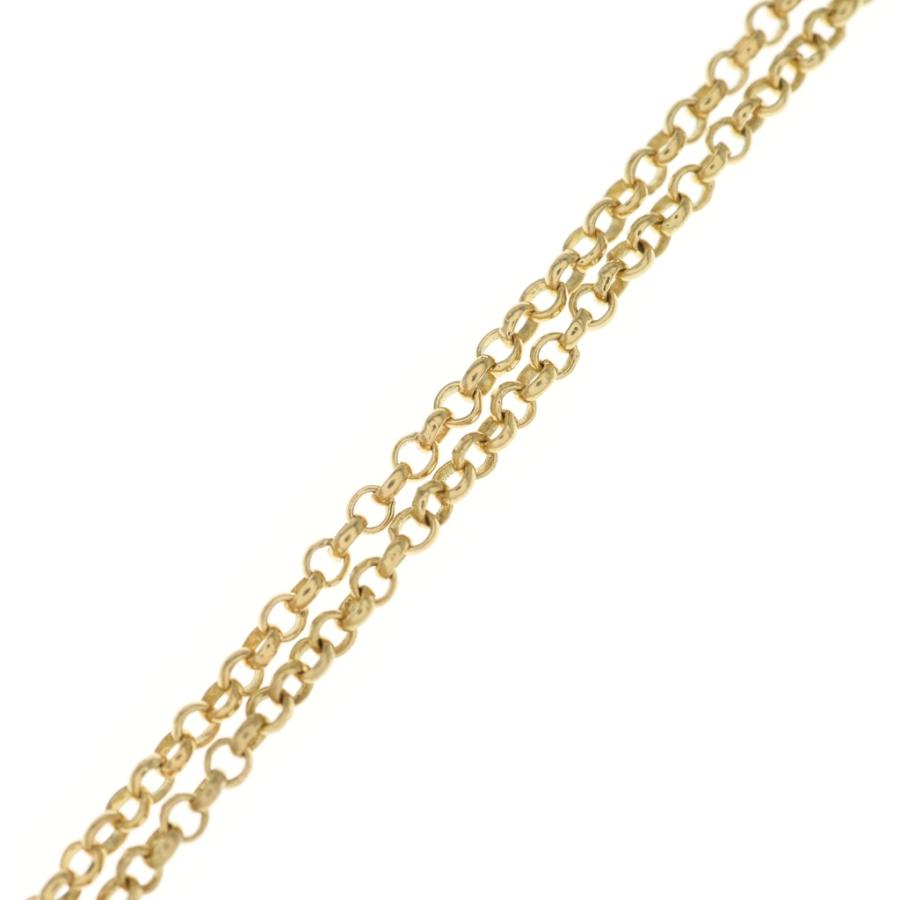 CHROME HEARTS クロムハーツ 22K NECKCHAIN R18 ロールチェーンネックレス 18inch ゴールド BCA010 CHROME HEARTS（クロムハーツ） 22K NECKCHAIN R18 ロールチェーン