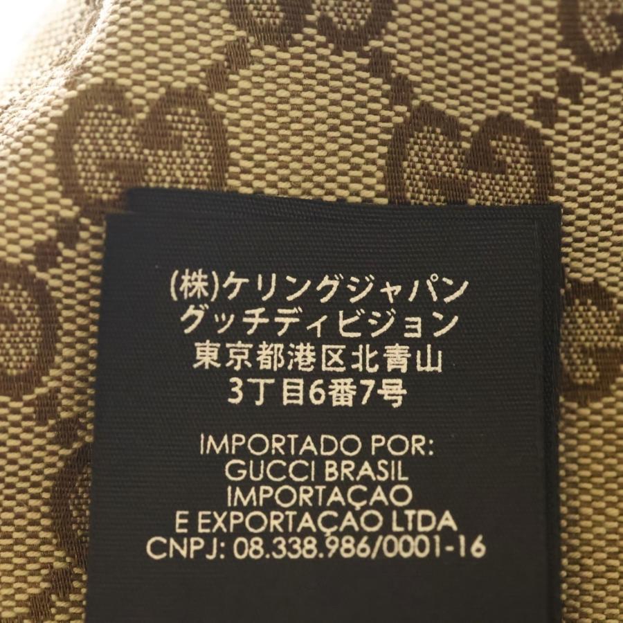 GUCCI（グッチ） GGキャンバス ベースボールキャップ ブラウン 200035