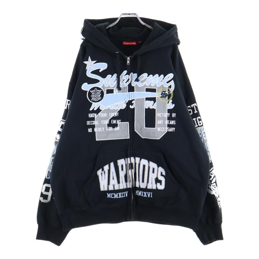 Supreme（シュプリーム） 26SS Warrios Applique Zip Up Hooded Sweat