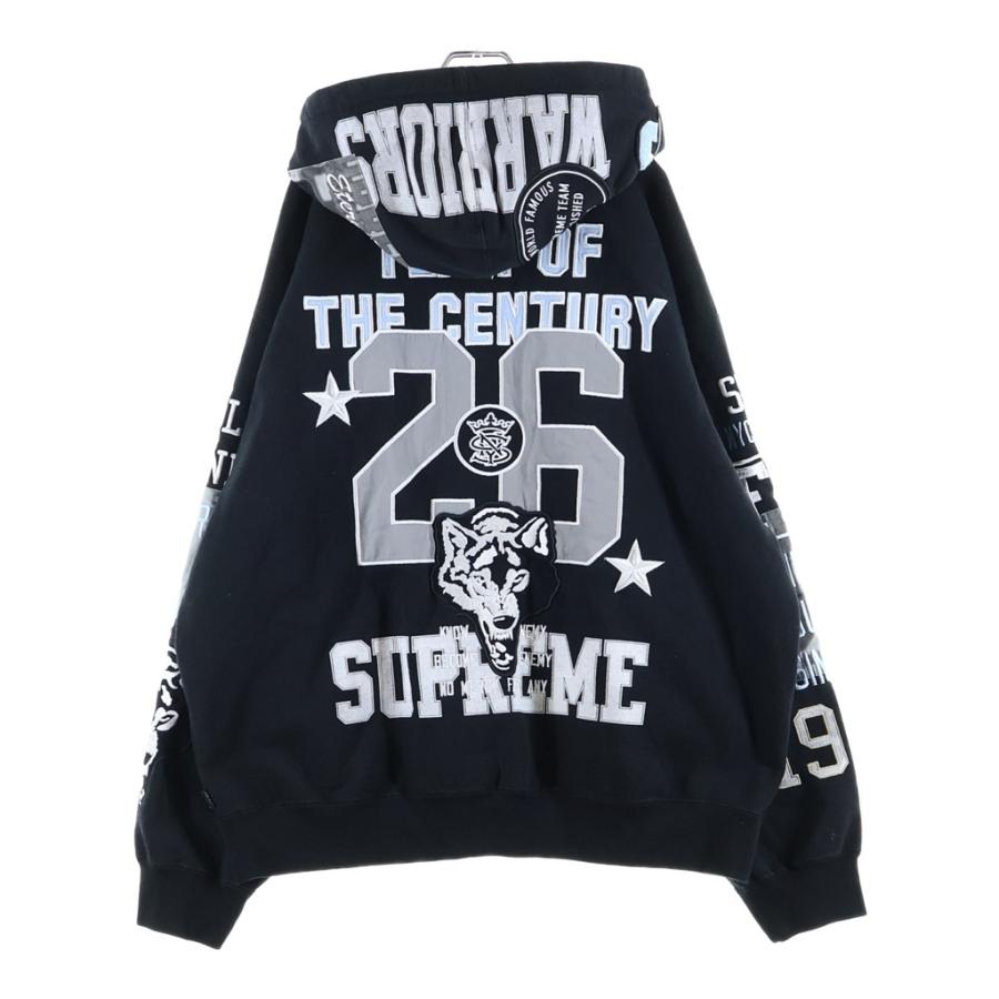 Supreme（シュプリーム） 26SS Warrios Applique Zip Up Hooded Sweat