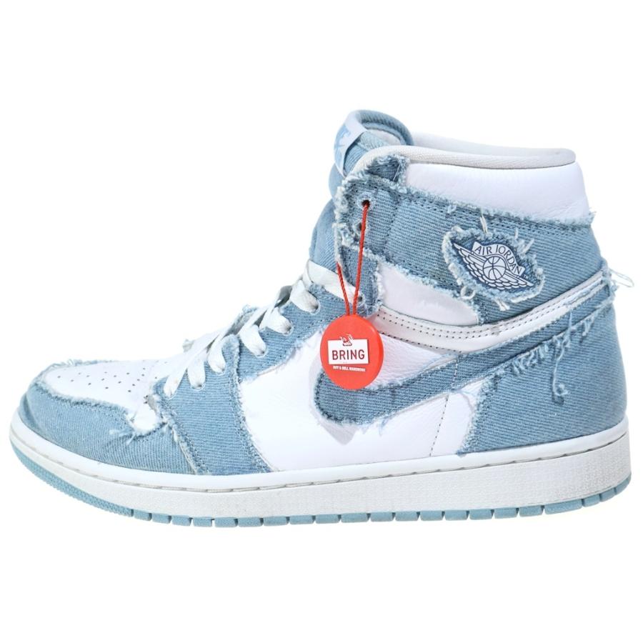 ウィメンズ エアジョーダン1 ハイ OG シーフォーム 28cm NIKE（ナイキ） WMNS AIR JORDAN 1 HIGH OG DENIM ウィメンズ エア