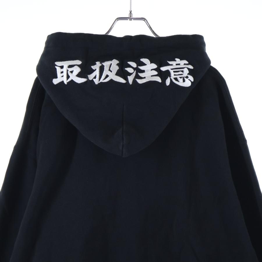 THE BLACK EYE PATCH ブラックアイパッチ 取扱注意 LABEL HOODIE
