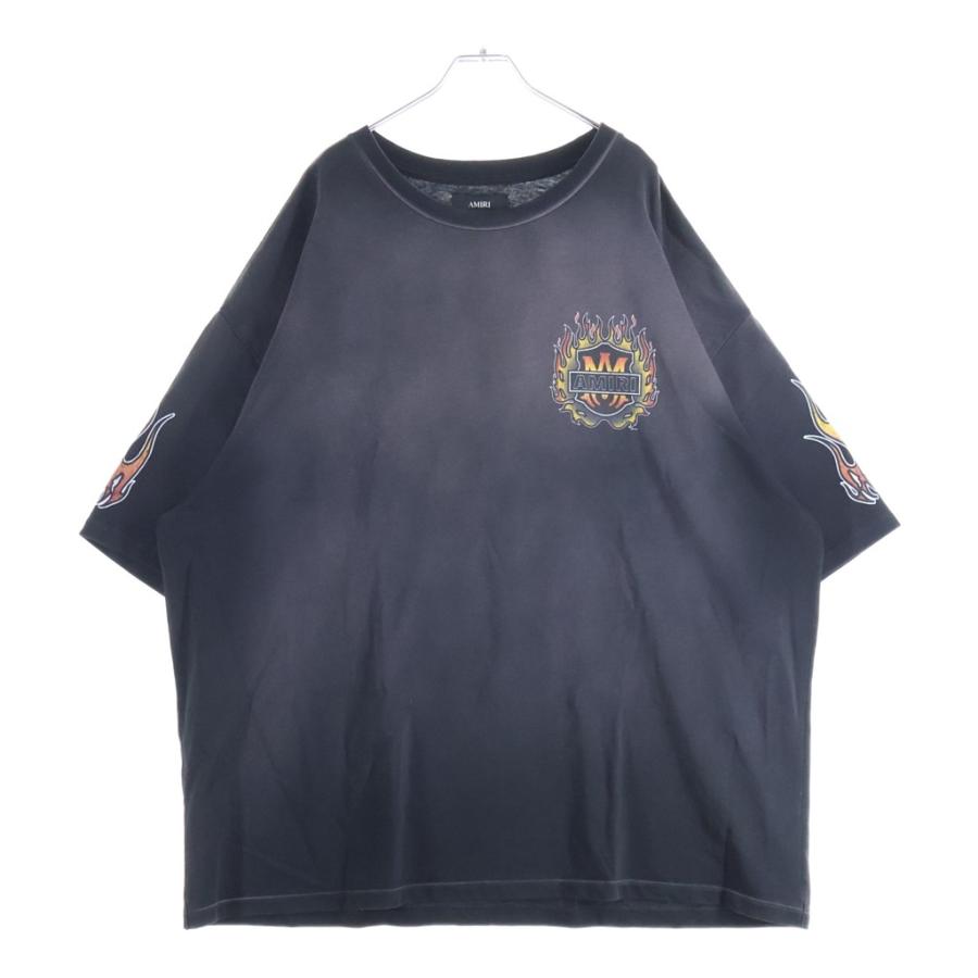 AMIRI（アミリ） MA FLAMES OS TEE BLACK エムエー フレイムズ