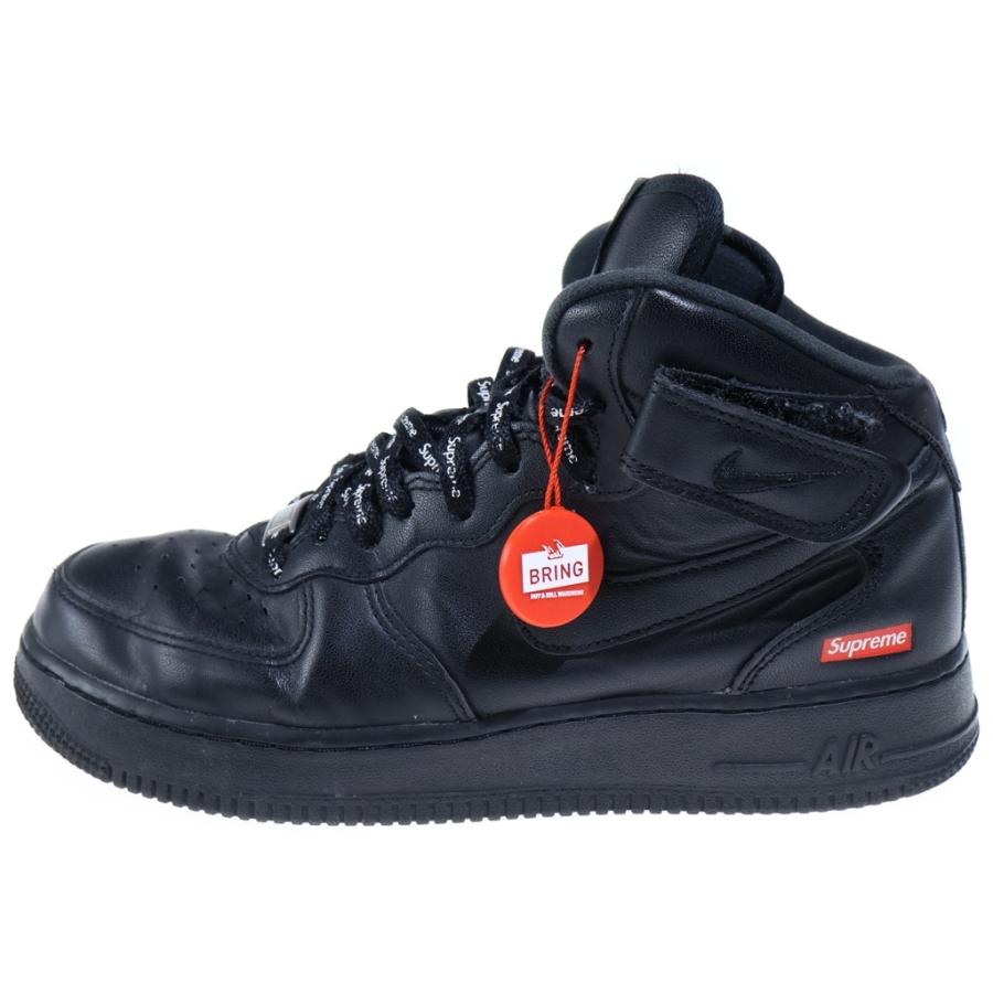 NIKE（ナイキ） ×SUPREME AIR FORCE 1 MID BLACK シュプリーム エア