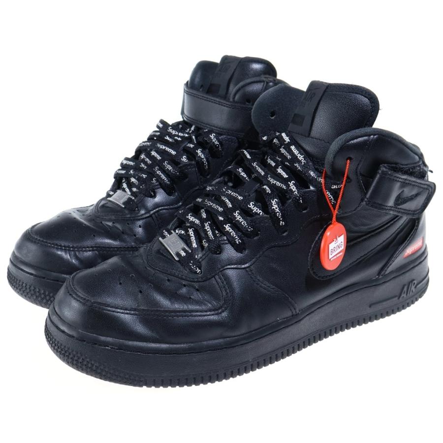 NIKE（ナイキ） ×SUPREME AIR FORCE 1 MID BLACK シュプリーム エア